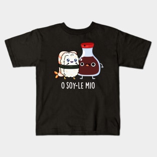 O soy-le-mio Cute Singing Soy Sauce Pun Kids T-Shirt